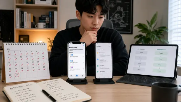 iOS 단축어 vs Android
